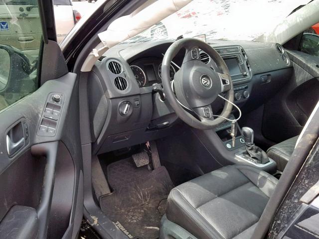 WVGUV7AX8HK006454 - 2017 VOLKSWAGEN TIGUAN SPO შავი ფოტო 9