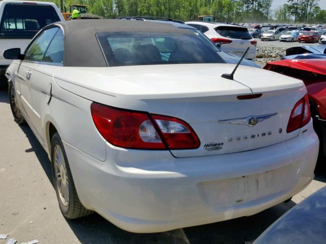 1C3LC55R78N624664 - 2008 CHRYSLER SEBRING TO WHITE photo 3