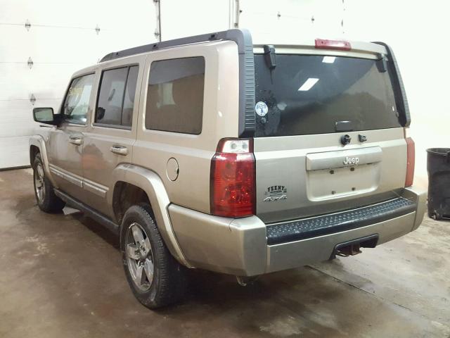 1J8HG48N16C283286 - 2006 JEEP COMMANDER TAN photo 3