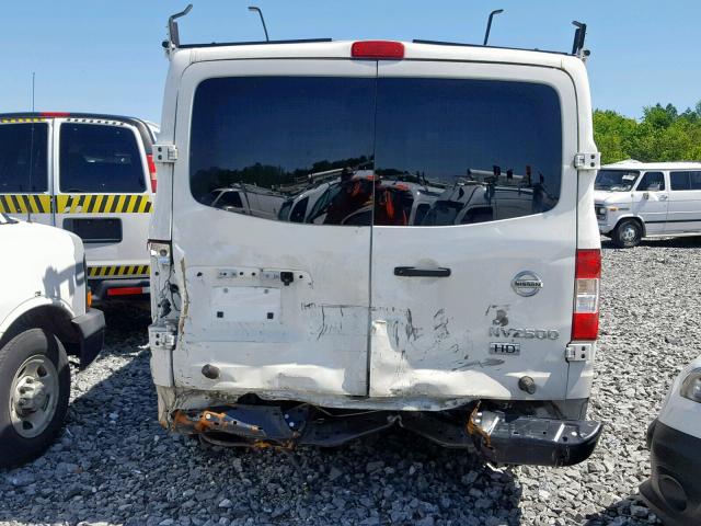 1N6BF0KY0HN800383 - 2017 NISSAN NV 1500 S WHITE photo 9