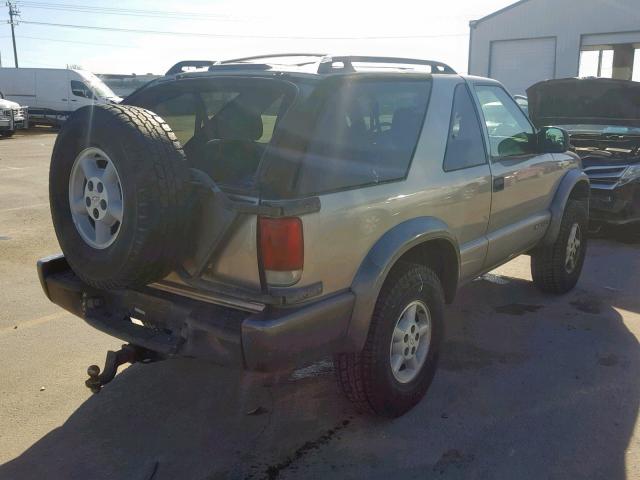 1GNCT18W3XK230771 - 1999 CHEVROLET BLAZER TAN photo 4