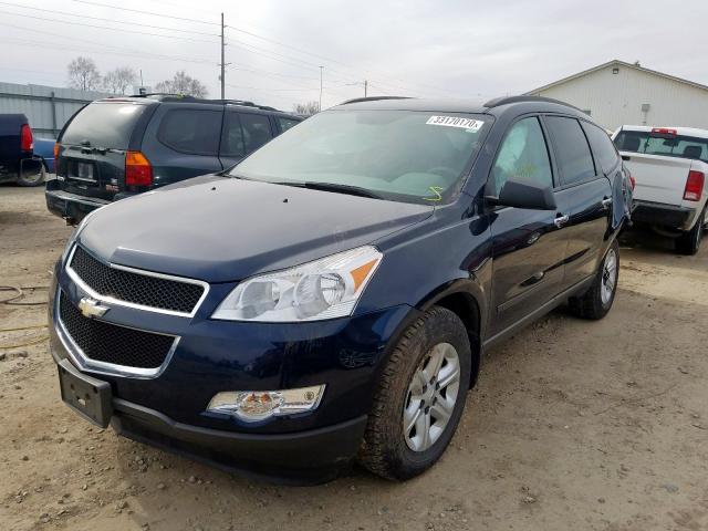 1GNKRFED0BJ218005 - 2011 CHEVROLET TRAVERSE LS  photo 2