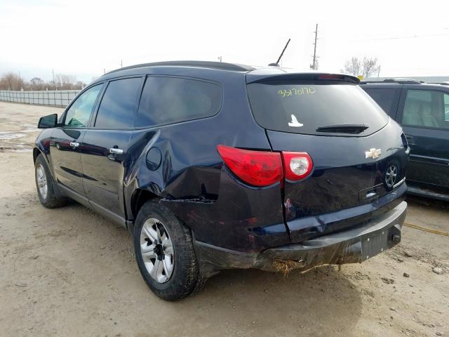 1GNKRFED0BJ218005 - 2011 CHEVROLET TRAVERSE LS  photo 3