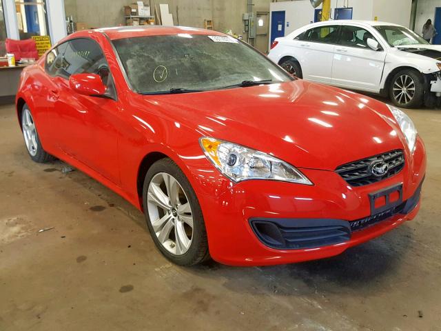 KMHHT6KD1CU070080 - 2012 HYUNDAI GENESIS CO RED photo 1