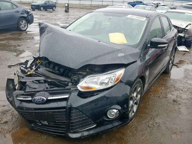 1FADP3F23DL117539 - 2013 FORD FOCUS SE BLACK photo 2