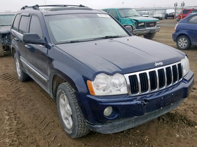 1J4HR58N55C547268 - 2005 JEEP GRAND CHER BLUE photo 1