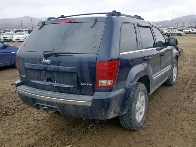 1J4HR58N55C547268 - 2005 JEEP GRAND CHER BLUE photo 4