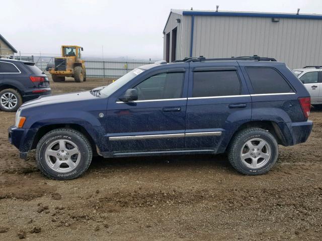 1J4HR58N55C547268 - 2005 JEEP GRAND CHER BLUE photo 9