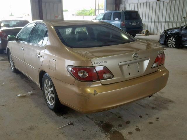 JTHBF30G720065175 - 2002 LEXUS ES 300 GOLD photo 3