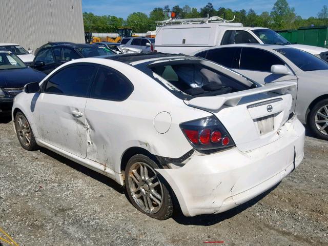 JTKDE3B74A0302657 - 2010 TOYOTA SCION TC თეთრი ფოტო 3