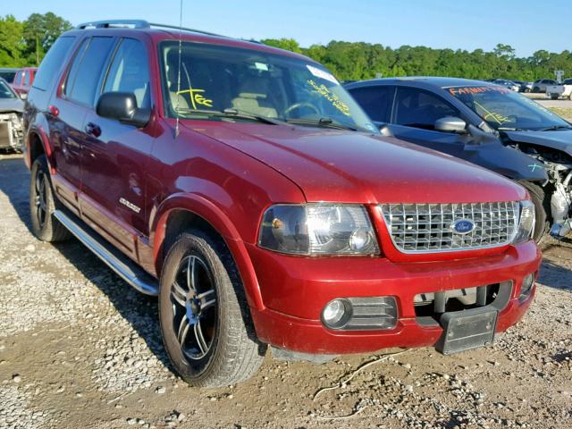 1FMZU65K54ZB28370 - 2004 FORD EXPLORER L RED photo 1