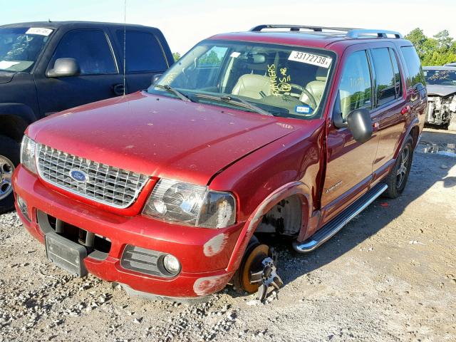 1FMZU65K54ZB28370 - 2004 FORD EXPLORER L RED photo 2