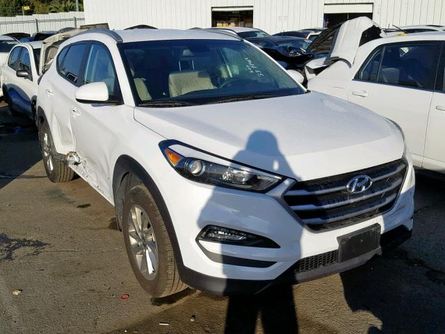 KM8J33A48JU757328 - 2018 HYUNDAI TUCSON SEL WHITE photo 1