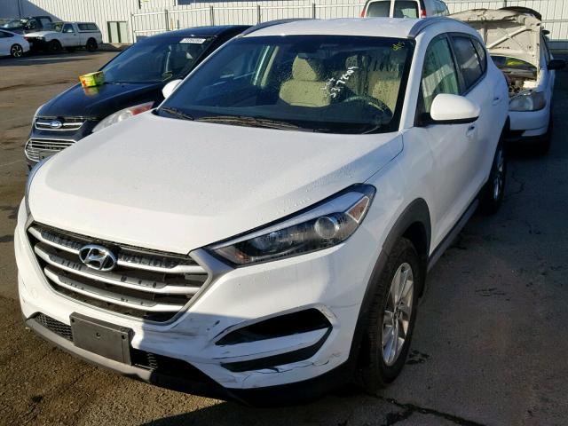 KM8J33A48JU757328 - 2018 HYUNDAI TUCSON SEL WHITE photo 2