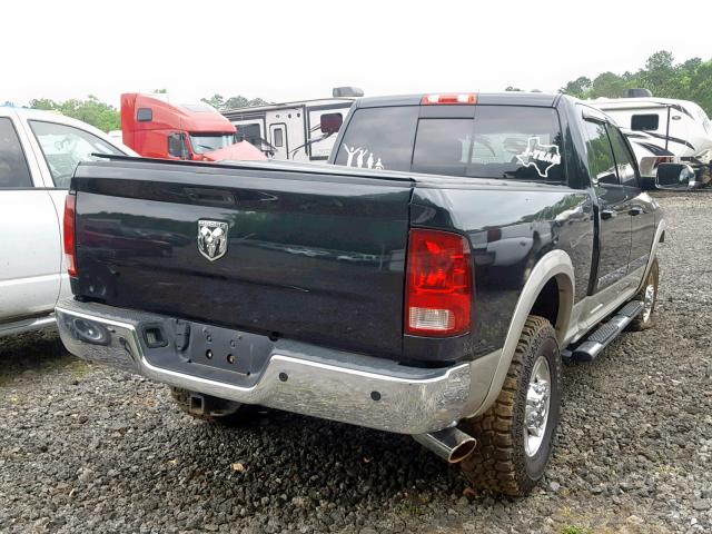 3D7UT2CL3AG161939 - 2010 DODGE RAM 2500 BLACK photo 4