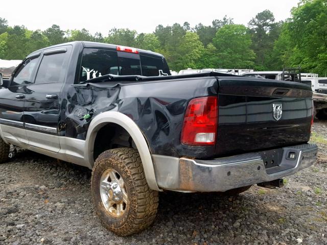 3D7UT2CL3AG161939 - 2010 DODGE RAM 2500 BLACK photo 9