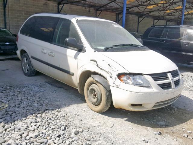 1D4GP45R15B228046 - 2005 DODGE CARAVAN SX WHITE photo 1