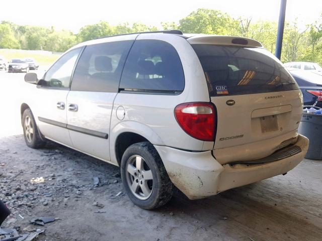 1D4GP45R15B228046 - 2005 DODGE CARAVAN SX WHITE photo 3