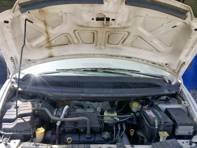 1D4GP45R15B228046 - 2005 DODGE CARAVAN SX WHITE photo 7