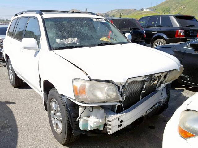 JTEDP21A440024755 - 2004 TOYOTA HIGHLANDER WHITE photo 1