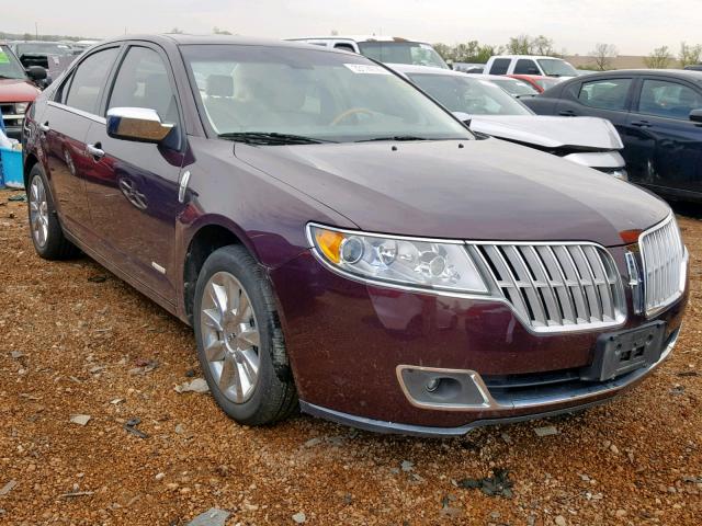 3LNDL2L38CR837217 - 2012 LINCOLN MKZ HYBRID BURGUNDY photo 1