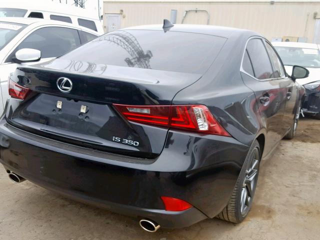 JTHBE1D2XE5009728 - 2014 LEXUS IS 350 BLACK photo 4