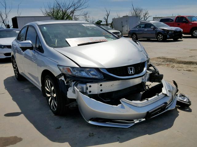 2HGFB2F96FH529965 - 2015 HONDA CIVIC EXL SILVER photo 1