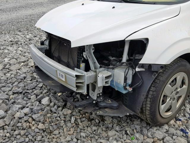 1G1JA6SH4G4174723 - 2016 CHEVROLET SONIC LS 白色 照片 9