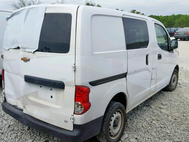 3N63M0ZN5HK721495 - 2017 CHEVROLET CITY EXPRE WHITE photo 4