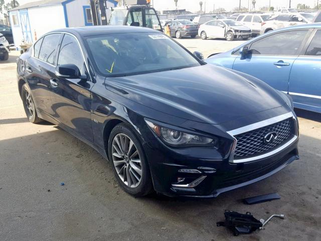 JN1EV7AP4JM591619 - 2018 INFINITI Q50 LUXE BLACK photo 1