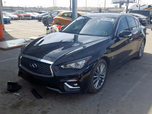 JN1EV7AP4JM591619 - 2018 INFINITI Q50 LUXE BLACK photo 2