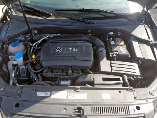 1VWBT7A3XEC093968 - 2014 VOLKSWAGEN PASSAT SE GRAY photo 7