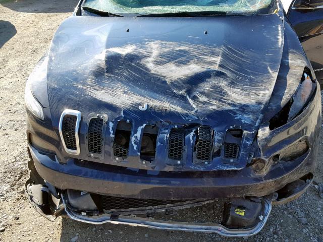 1C4PJMDS2FW697983 - 2015 JEEP CHEROKEE L BLUE photo 7