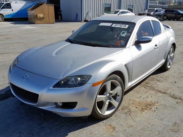 JM1FE17N250154266 - 2005 MAZDA RX8 SILVER photo 2