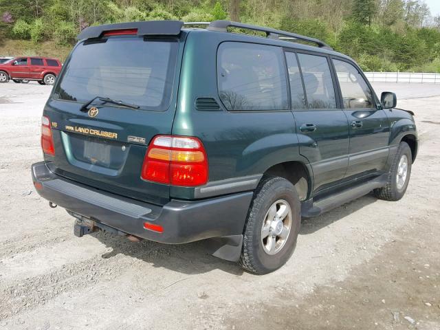 JT3HT05J4W0008109 - 1998 TOYOTA LAND CRUIS GREEN photo 4