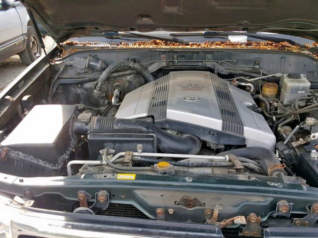 JT3HT05J4W0008109 - 1998 TOYOTA LAND CRUIS GREEN photo 7