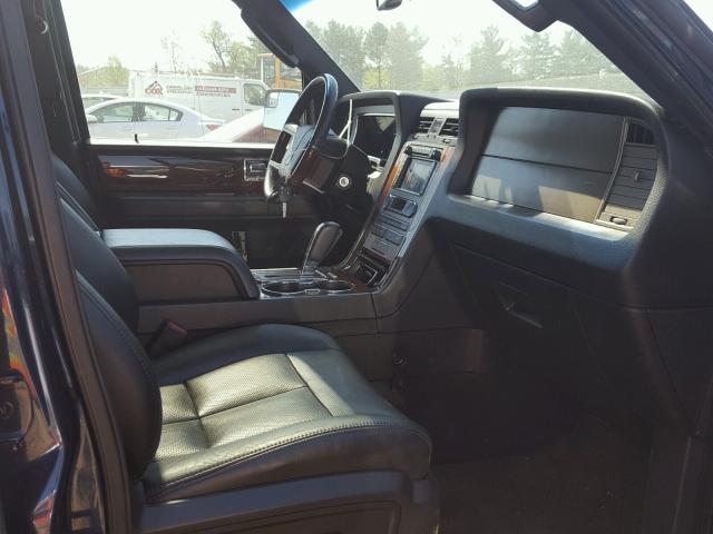 5LMJJ2J56DEL07973 - 2013 LINCOLN NAVIGATOR Көк фото 5