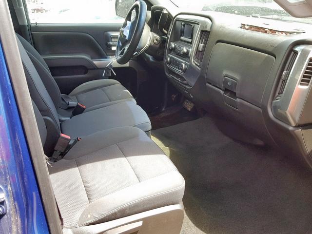 1GCRCREC2FZ274763 - 2015 CHEVROLET SILVERADO BLUE photo 5