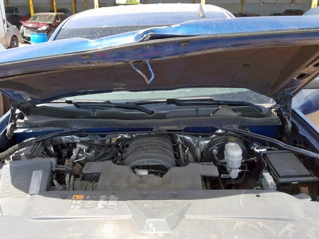 1GCRCREC2FZ274763 - 2015 CHEVROLET SILVERADO BLUE photo 7