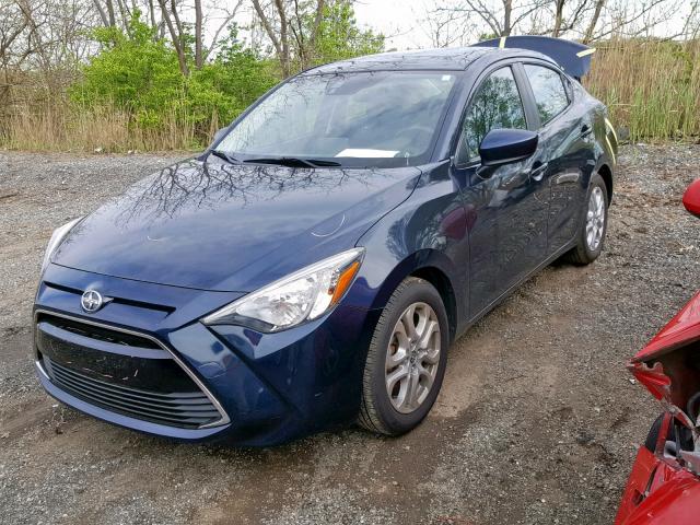 3MYDLBZV5GY105038 - 2016 TOYOTA SCION IA BLUE photo 2