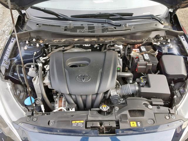 3MYDLBZV5GY105038 - 2016 TOYOTA SCION IA BLUE photo 7