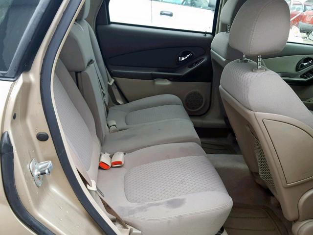 1G1ZT63876F241541 - 2006 CHEVROLET MALIBU MAX GOLD photo 6