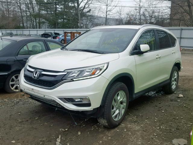 5J6RM4H78GL022920 - 2016 HONDA CR-V EXL WHITE photo 2