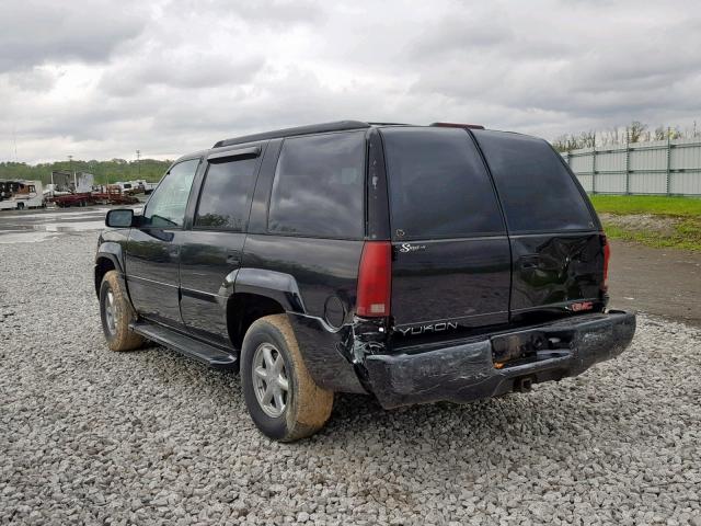 1GKEK63R1YR169646 - 2000 GMC DENALI BLACK photo 3