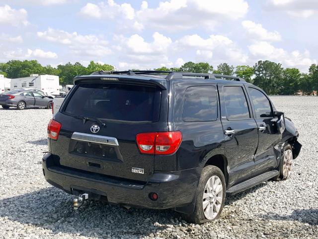 5TDDY5G13FS118393 - 2015 TOYOTA SEQUOIA PL BLACK photo 4