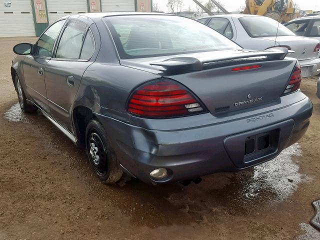1G2NF52E44M702948 - 2004 PONTIAC GRAND AM S GRAY photo 3