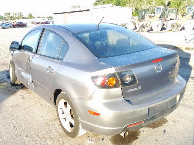 JM1BK123441151343 - 2004 MAZDA 3 S GRAY photo 3