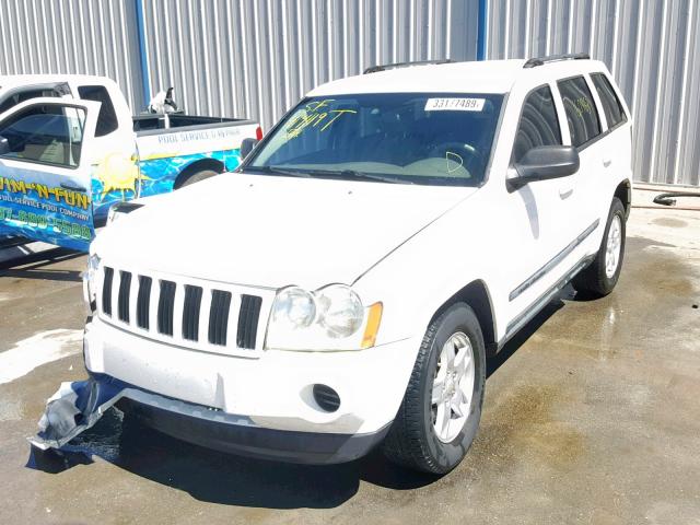 1J8GR48K17C596786 - 2007 JEEP GRAND CHER WHITE photo 2