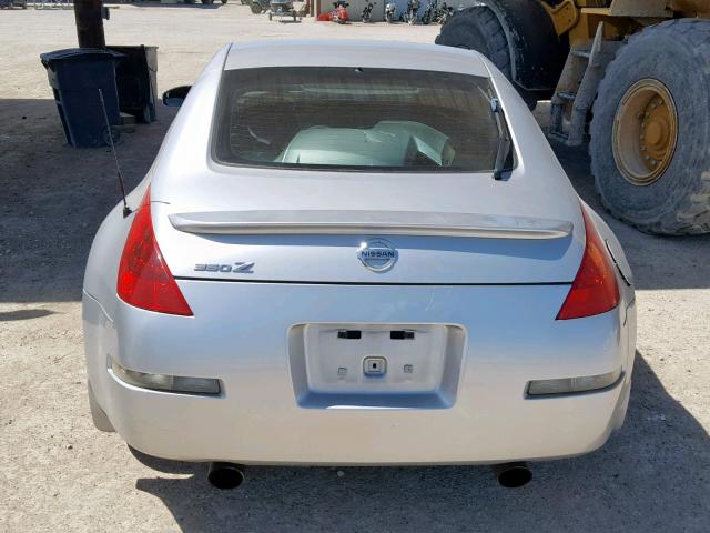 JN1AZ34D66M303667 - 2006 NISSAN 350Z COUPE SILVER photo 6