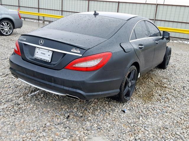 WDDLJ7DBXEA106557 - 2014 MERCEDES-BENZ CLS 550 GRAY photo 4